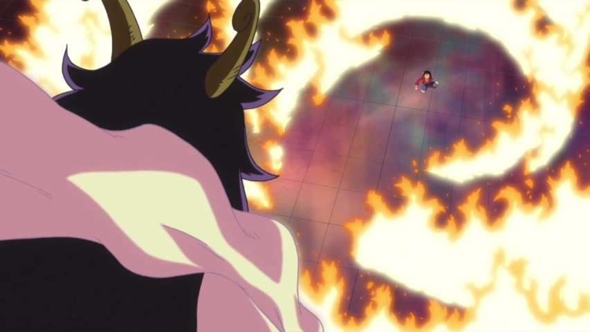 A Fierce Battle Gets Heated! Luffy vs. Caesar!