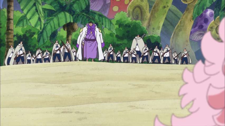 Shaking Heaven and Earth! Admiral Fujitora's Power!