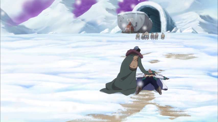 Intense! Aokiji vs. Doflamingo!