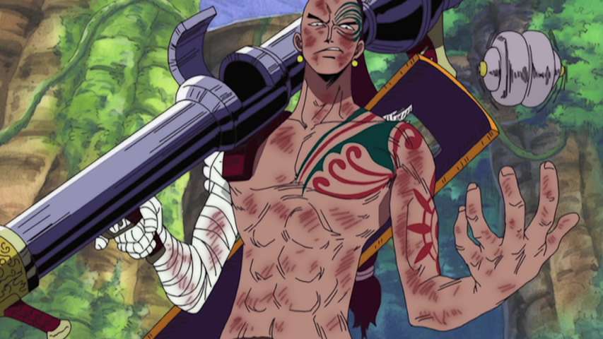 The Roaring Burn Bazooka!! Pirate Luffy vs. Warrior Wyper!