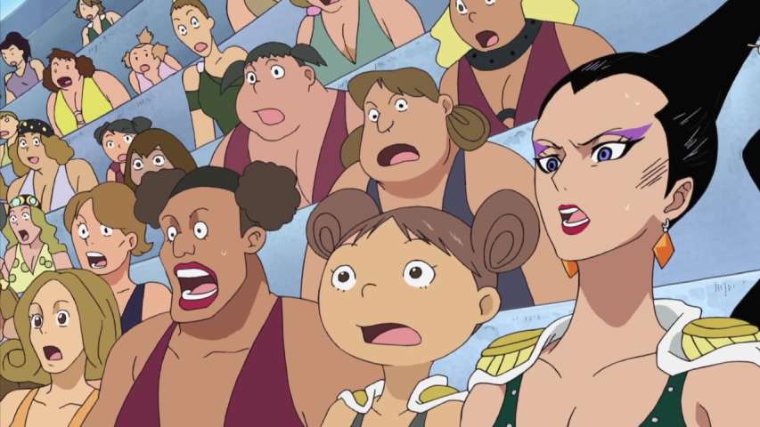 A Difficult Fight for Luffy! The Snake Sisters' Haki Power!!